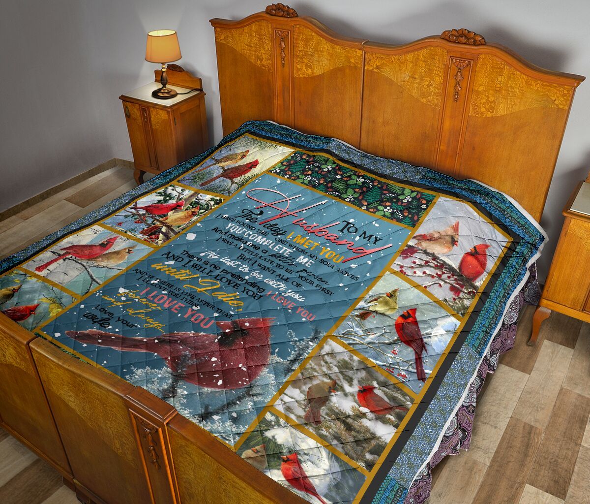 To My Husband Quilt Blanket DHC02011370DD