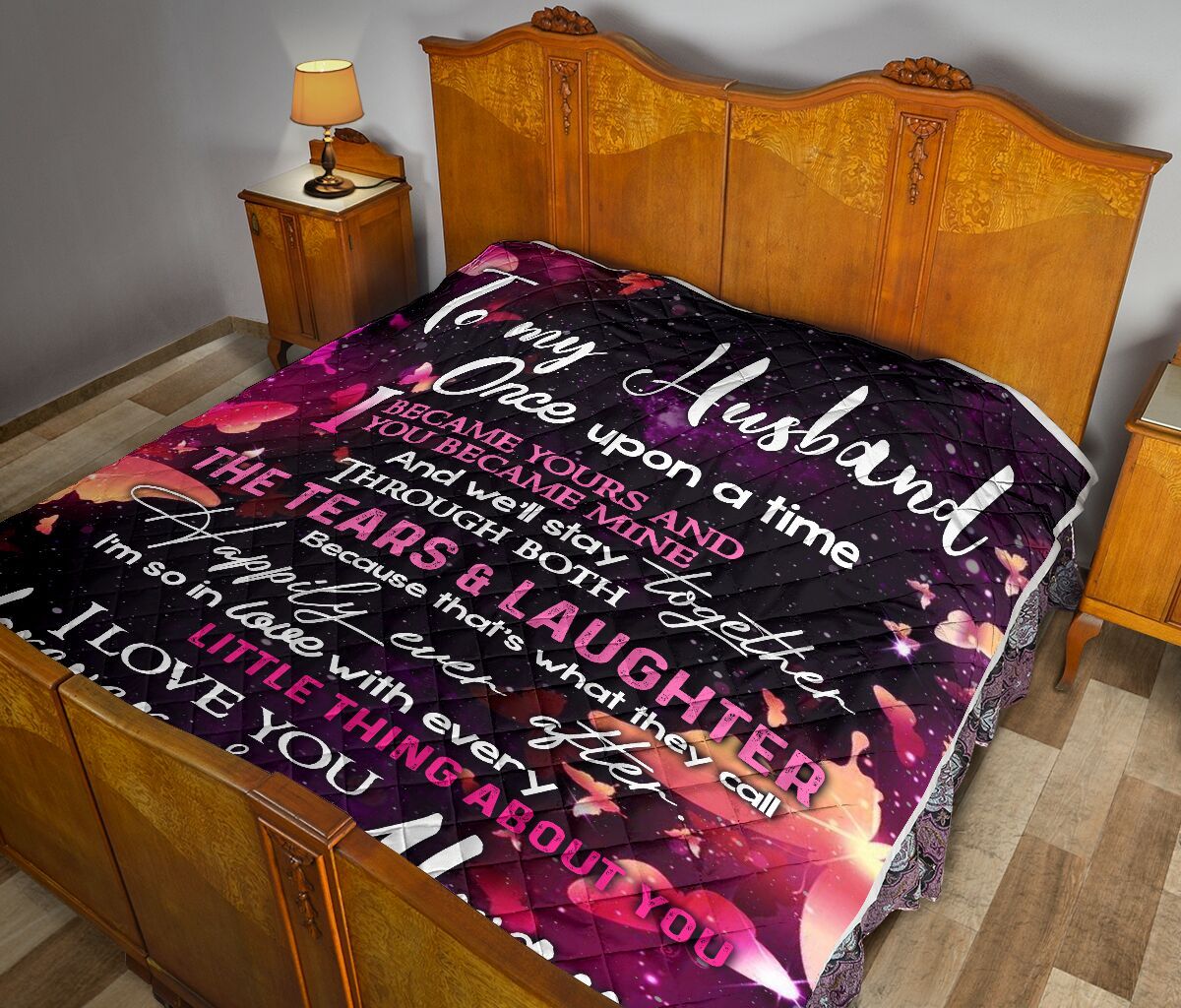 To My Husband Quilt Blanket DHC02011395DD