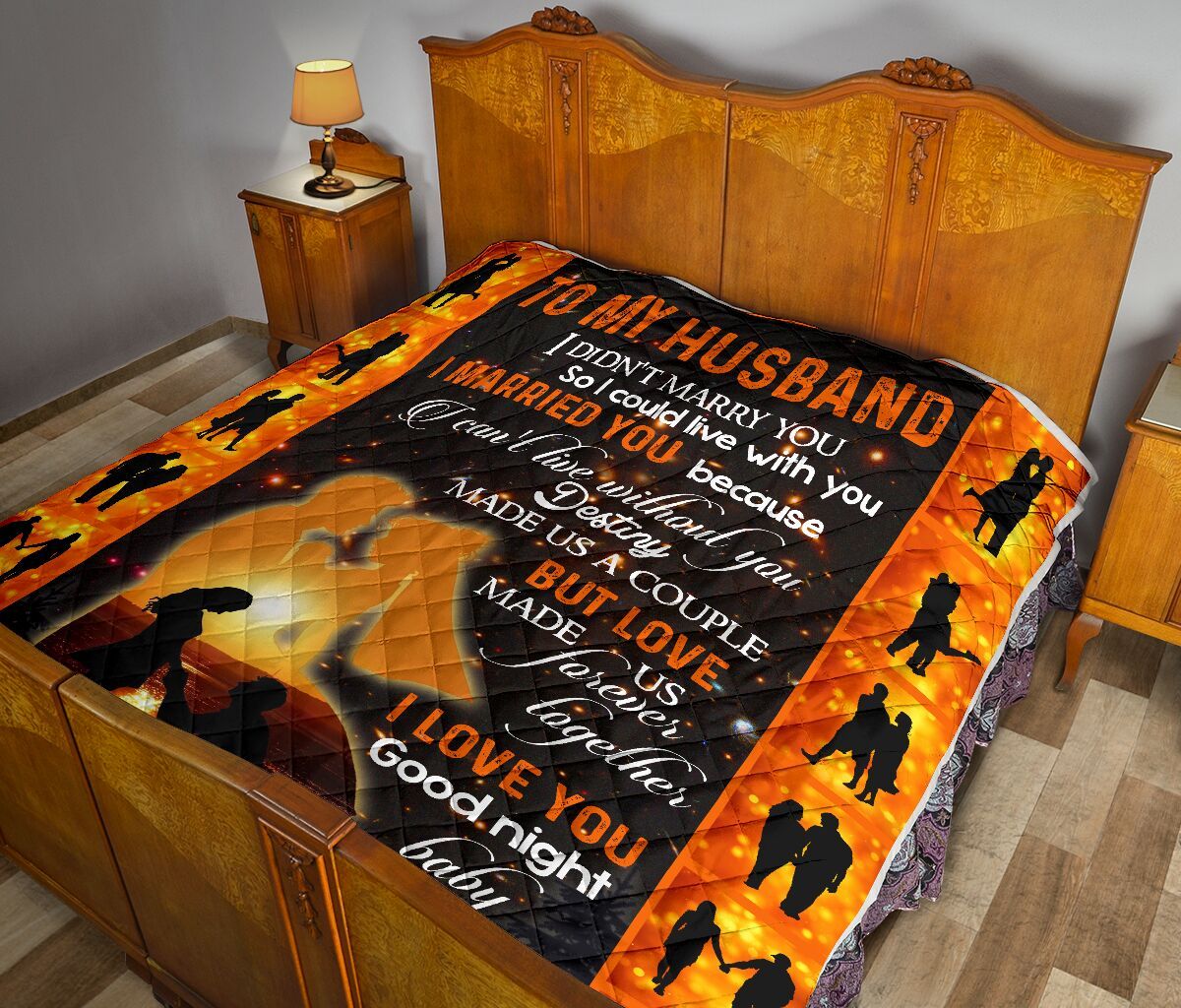 To My Husband Quilt Blanket DHC02011412DD