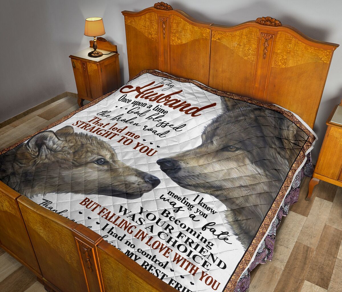 To My Husband Quilt Blanket DHC02011425DD