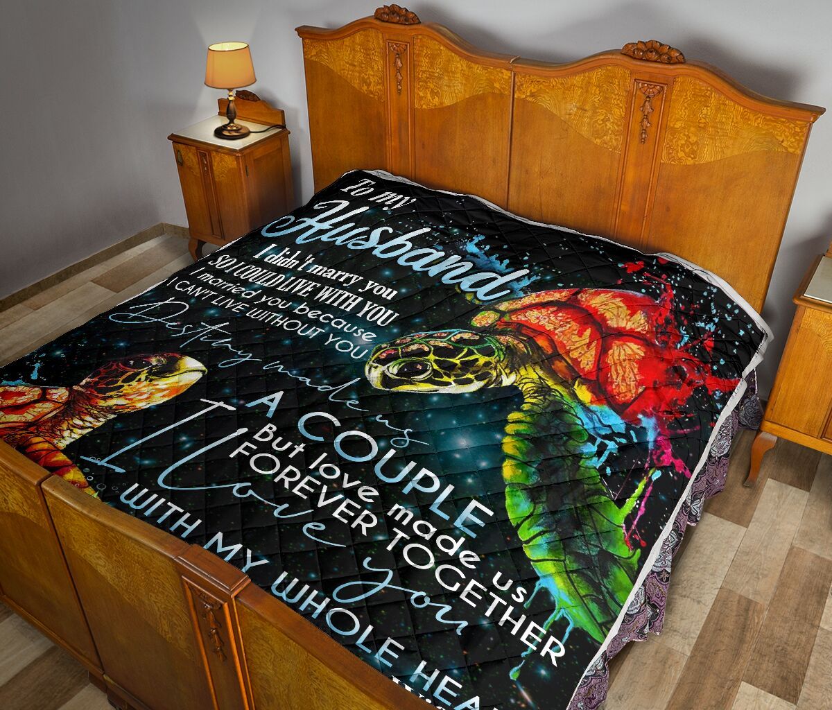 To My Husband Quilt Blanket DHC02011456DD