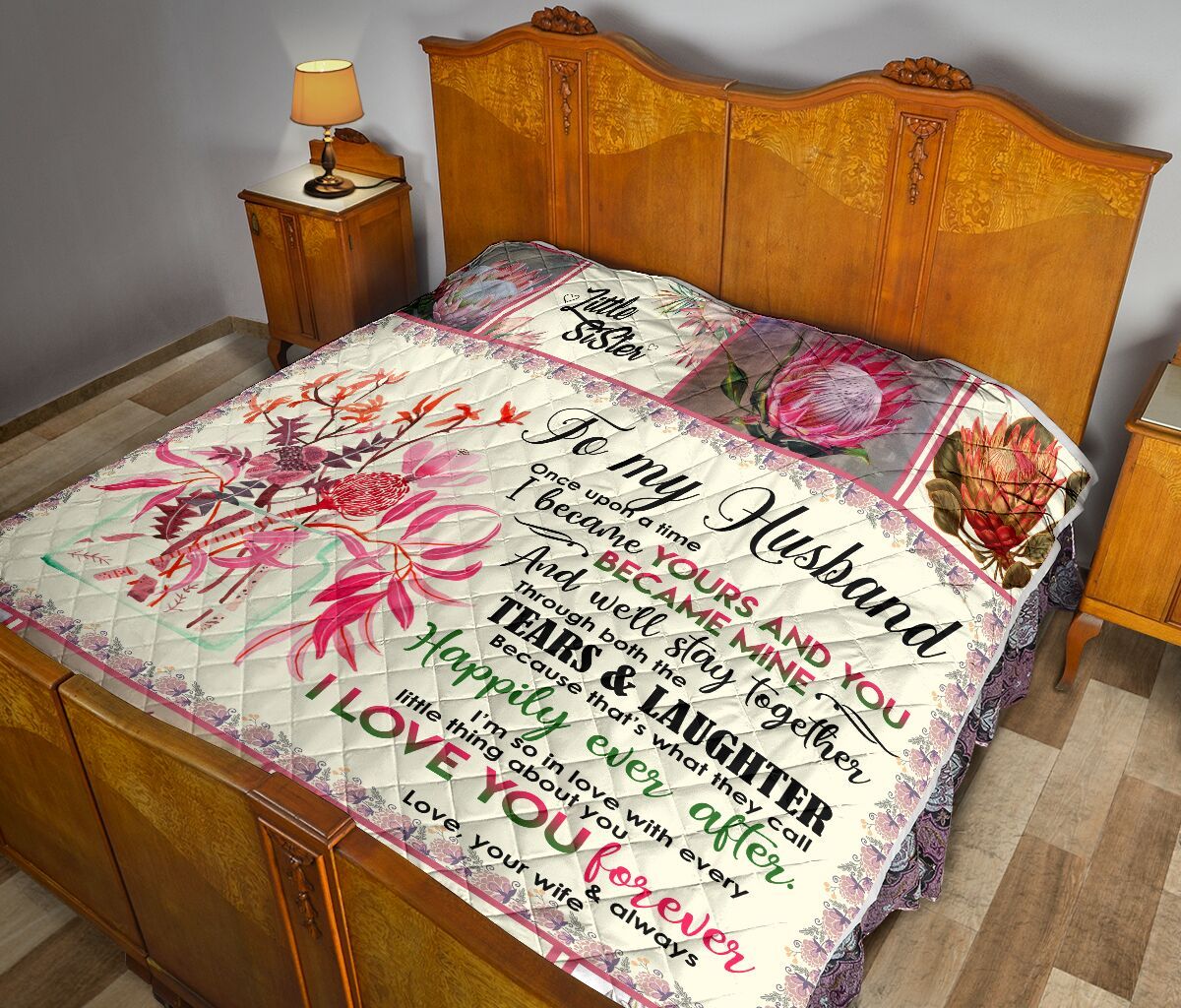 To My Husband Quilt Blanket DHC02011474DD