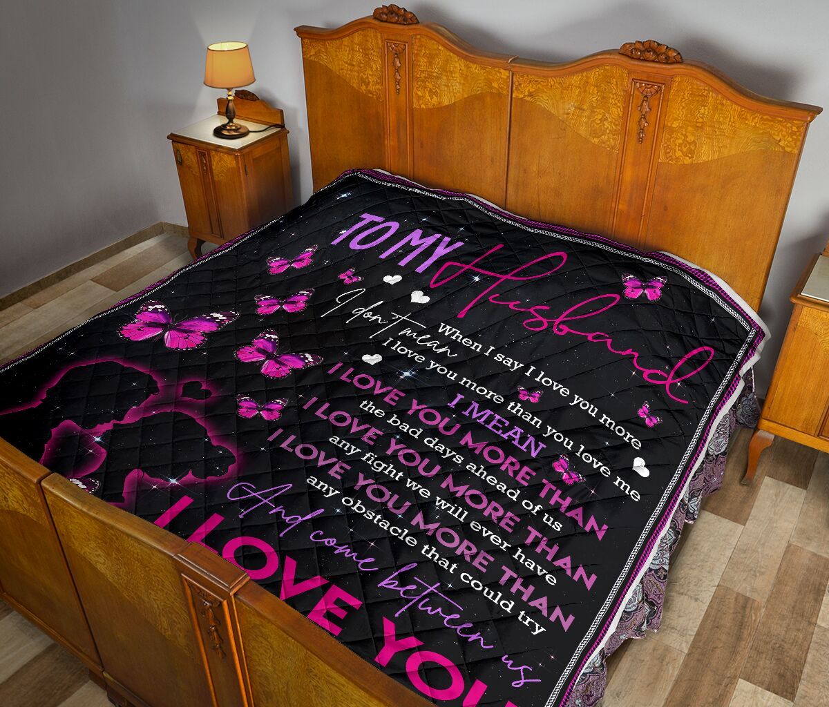 To My Husband Quilt Blanket DHC02011481DD