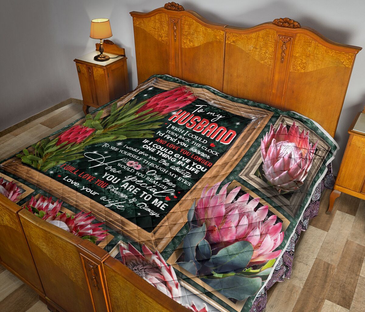 To My Husband Quilt Blanket DHC02011567DD