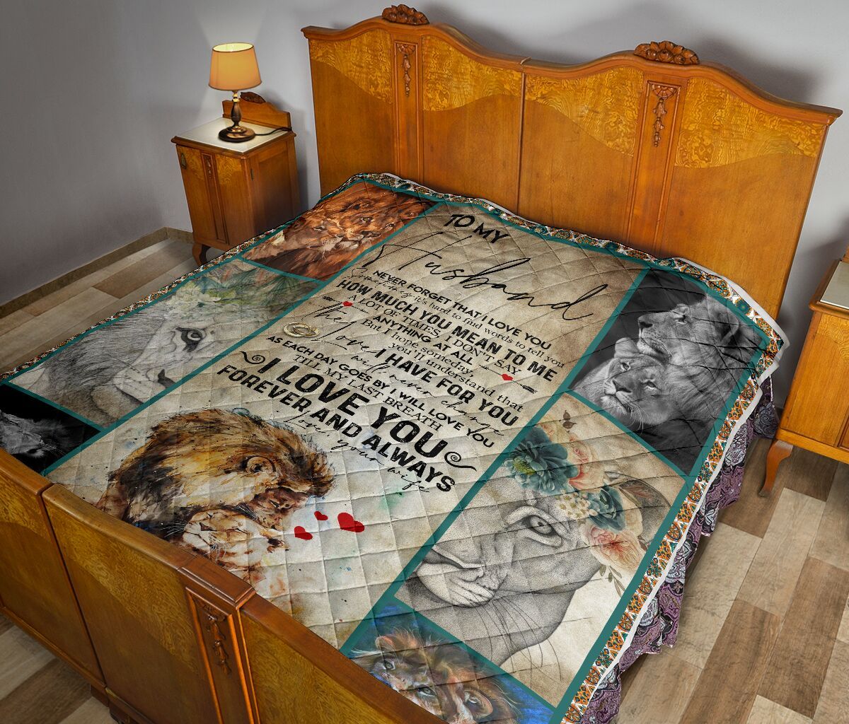 To My Husband Quilt Blanket DHC02011610DD