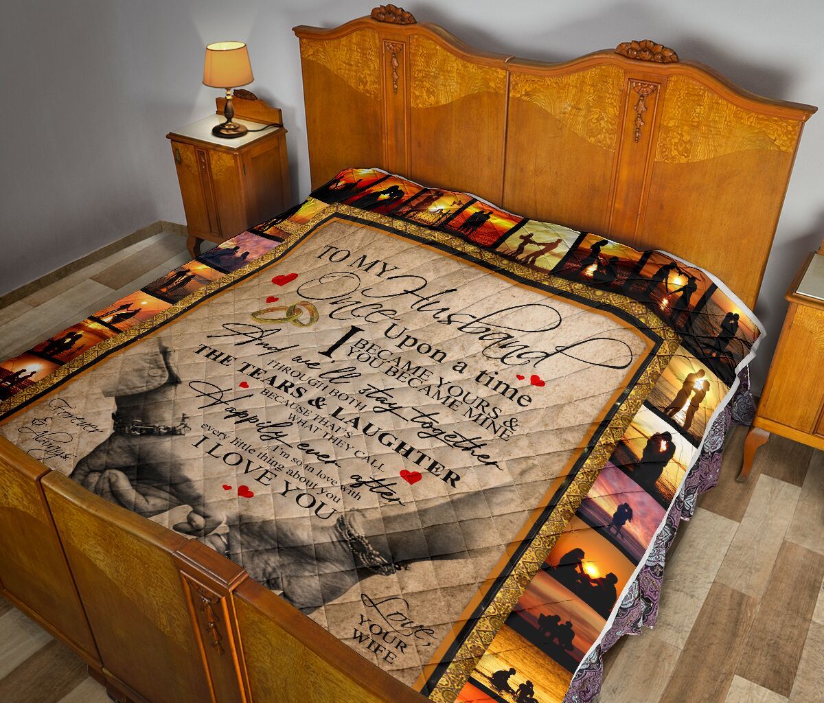 To My Husband Quilt Blanket DHC02011625DD