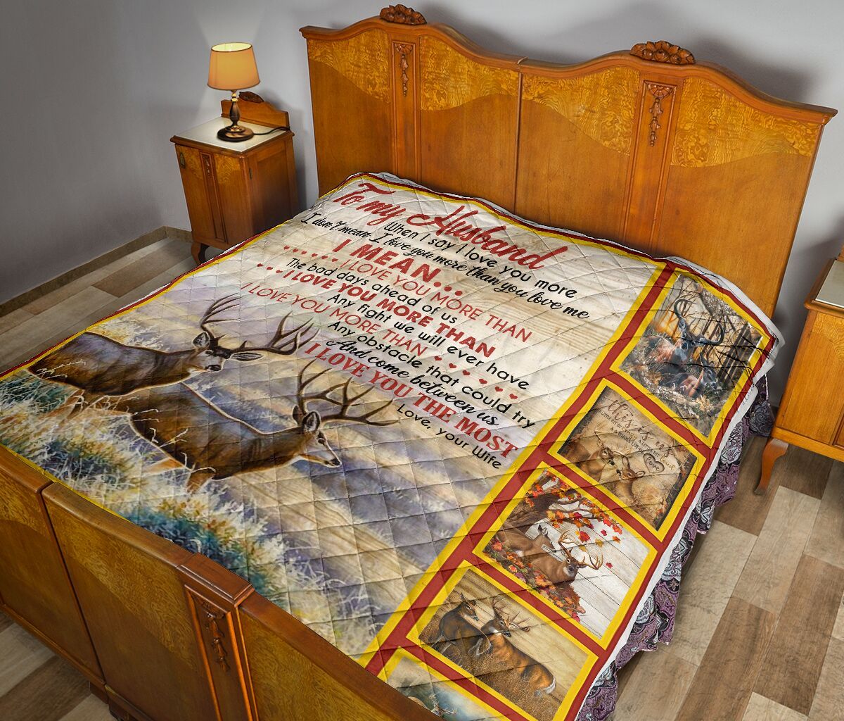 To My Husband Quilt Blanket DHC02011641DD