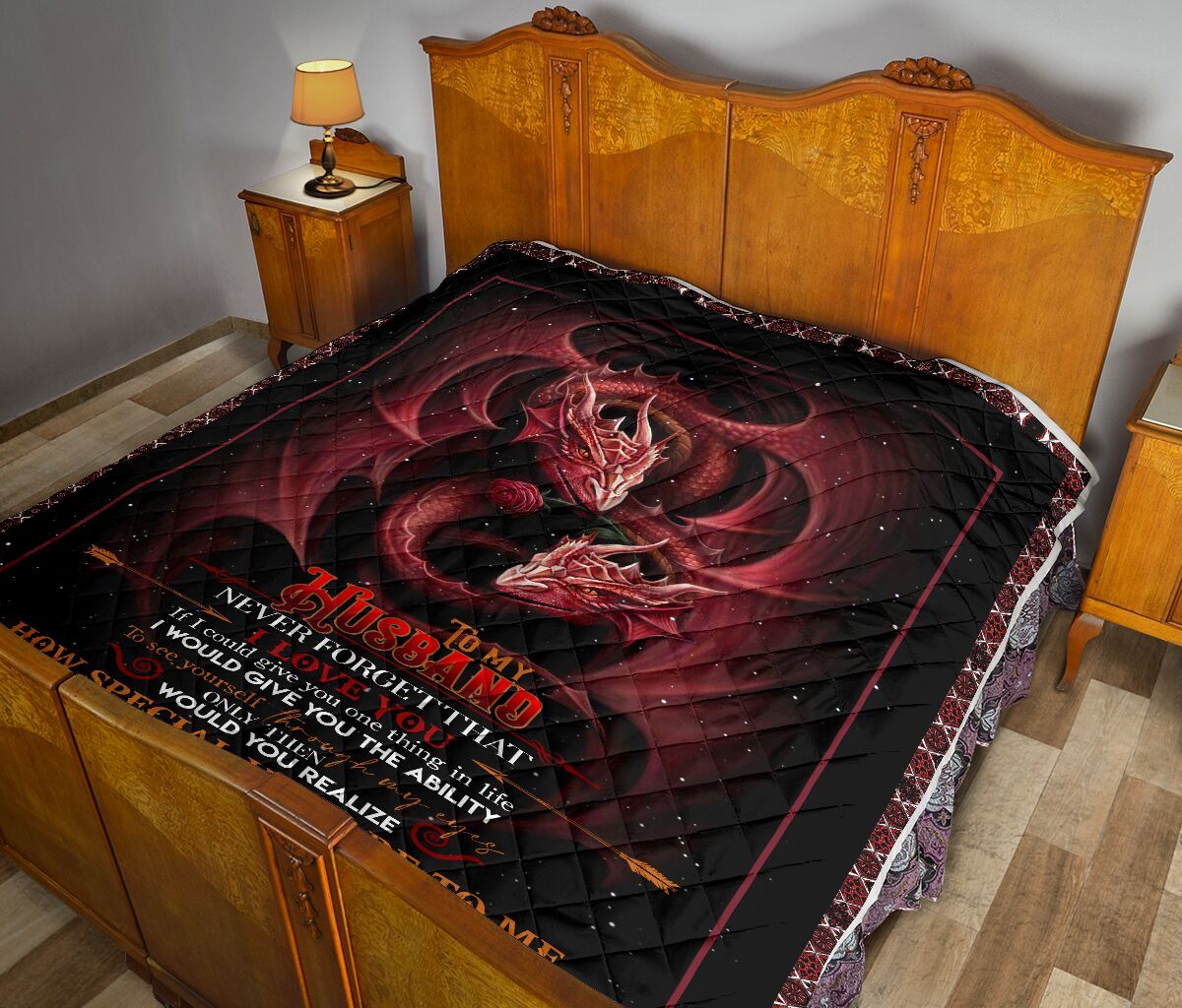 To My Husband Quilt Blanket DHC02011644DD