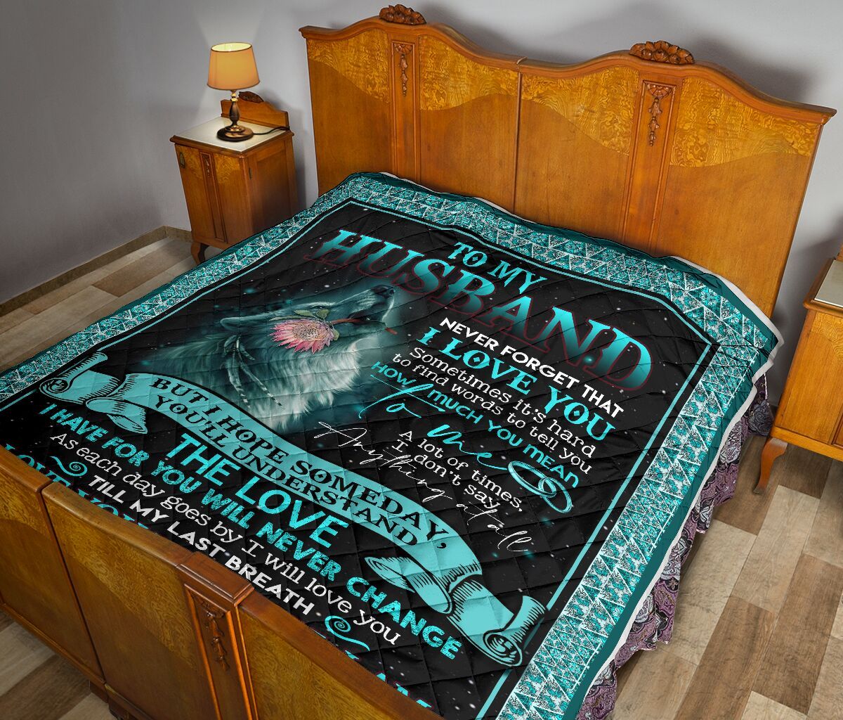 To My Husband Quilt Blanket DHC02011676DD