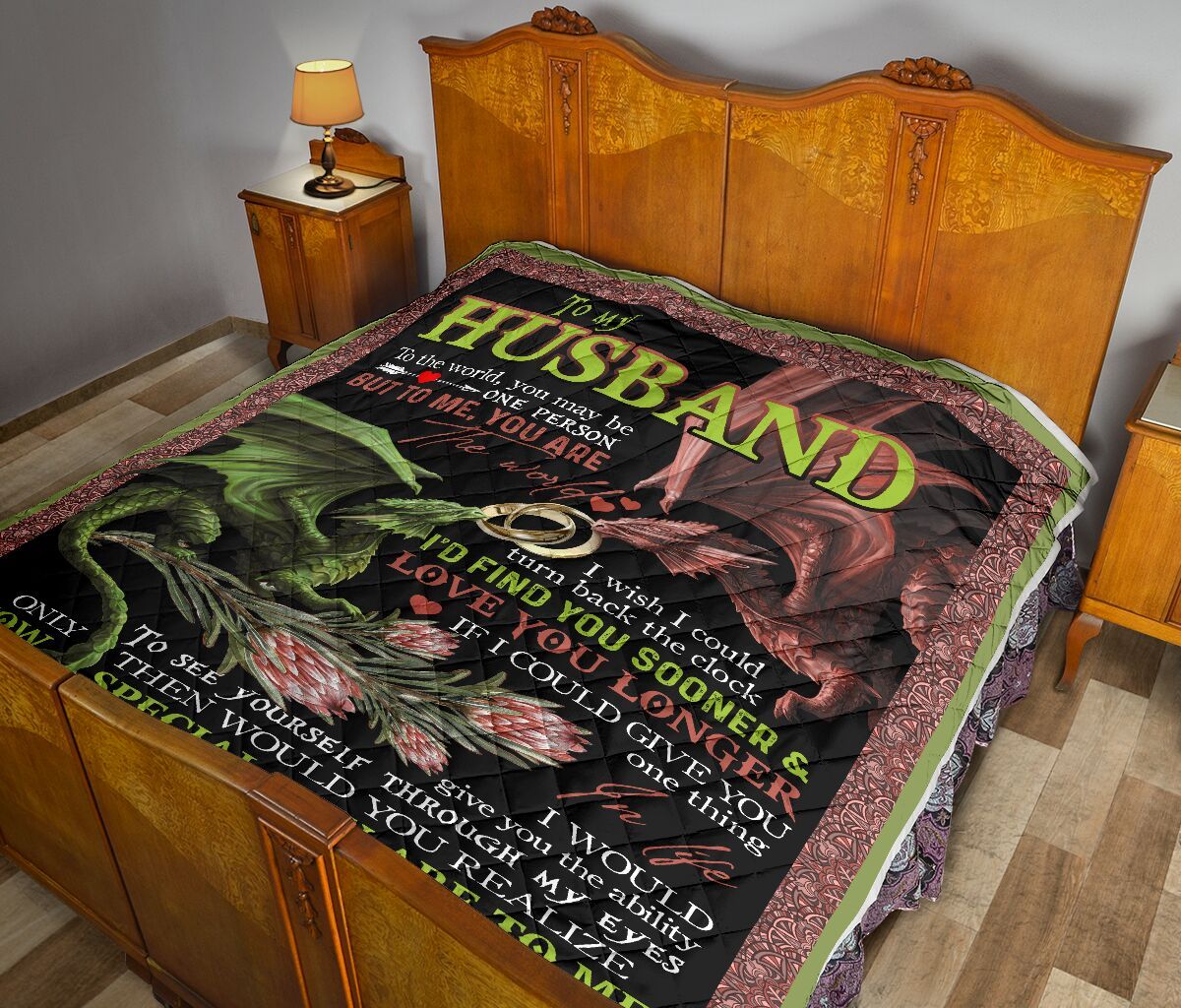 To My Husband Quilt Blanket DHC02011697DD