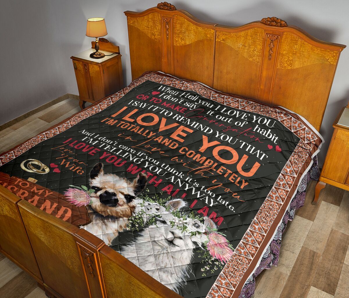 To My Husband Quilt Blanket DHC02011700DD