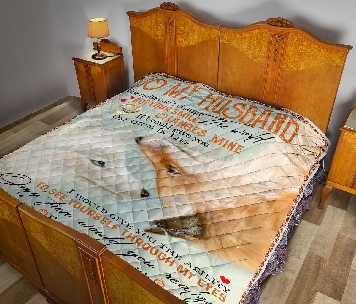 To My Husband Quilt Blanket DHC02011730DD