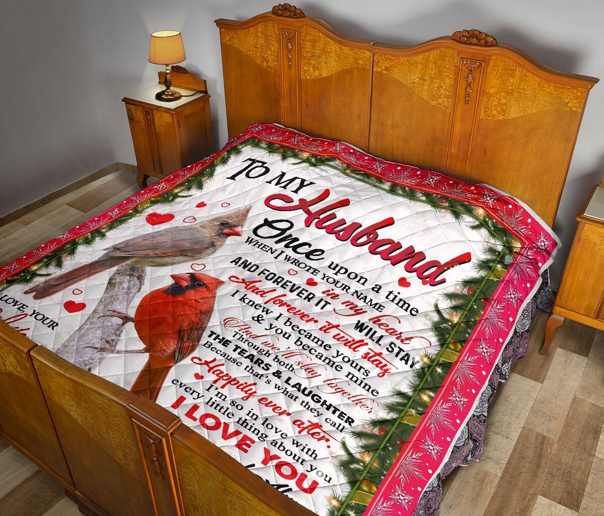 To My Husband Quilt Blanket DHC02011732DD