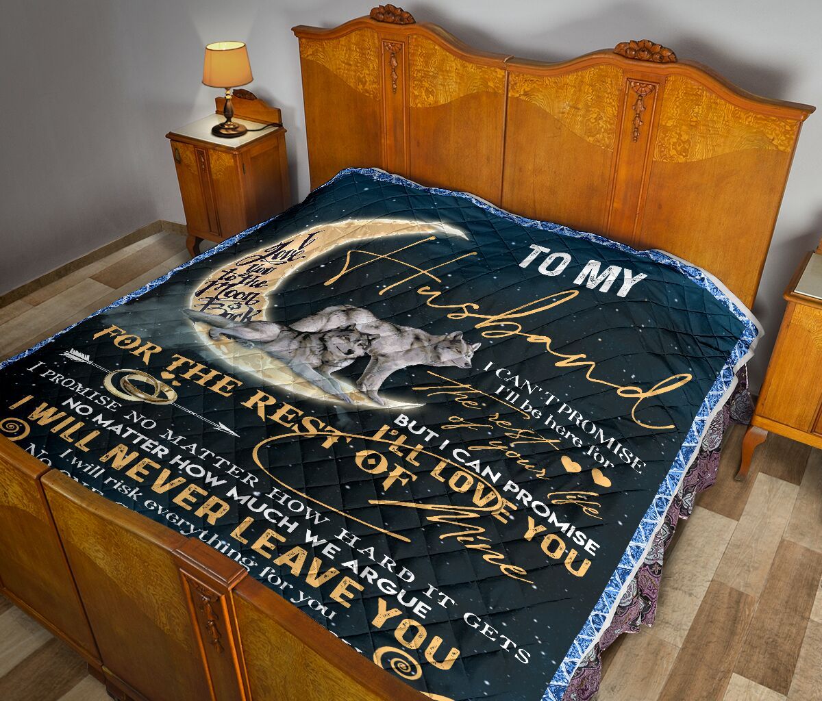 To My Husband Quilt Blanket DHC02011736DD