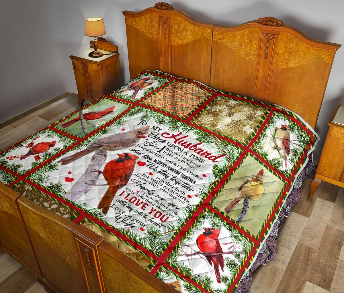 To My Husband Quilt Blanket DHC02011745DD