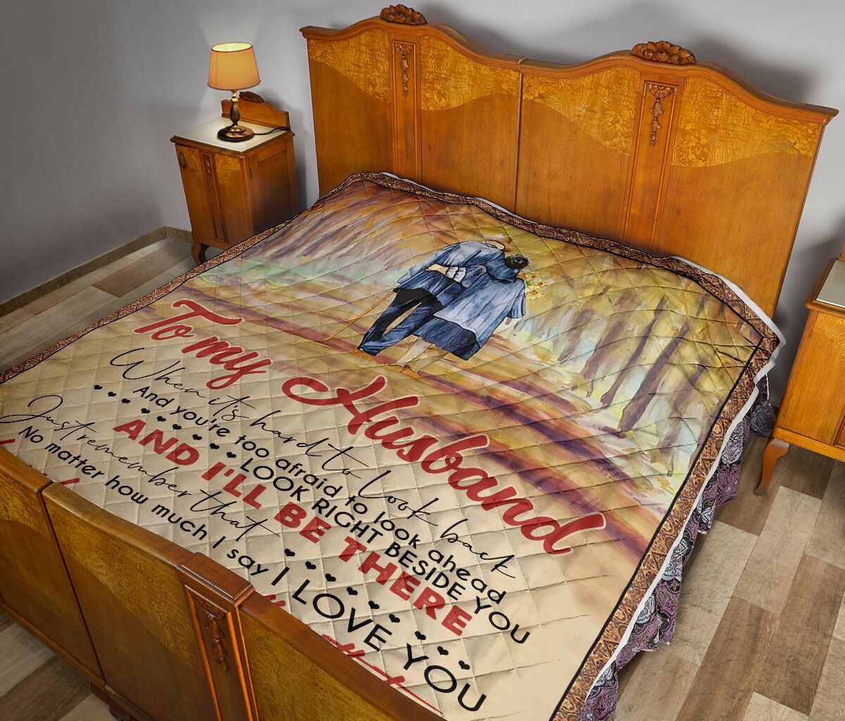 To My Husband Quilt Blanket DHC02011751DD