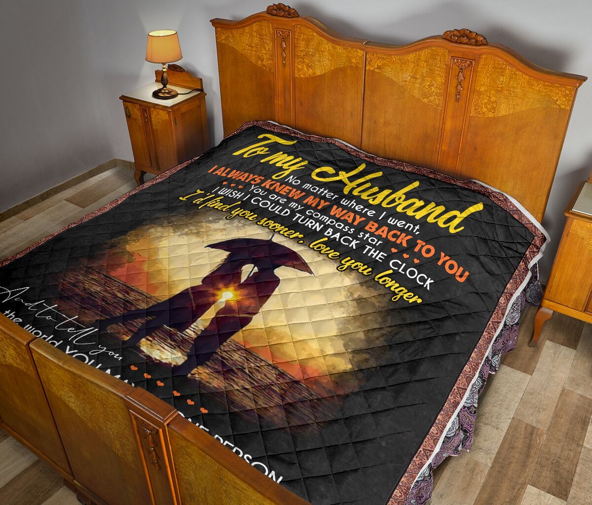 To My Husband Quilt Blanket DHC02011755DD