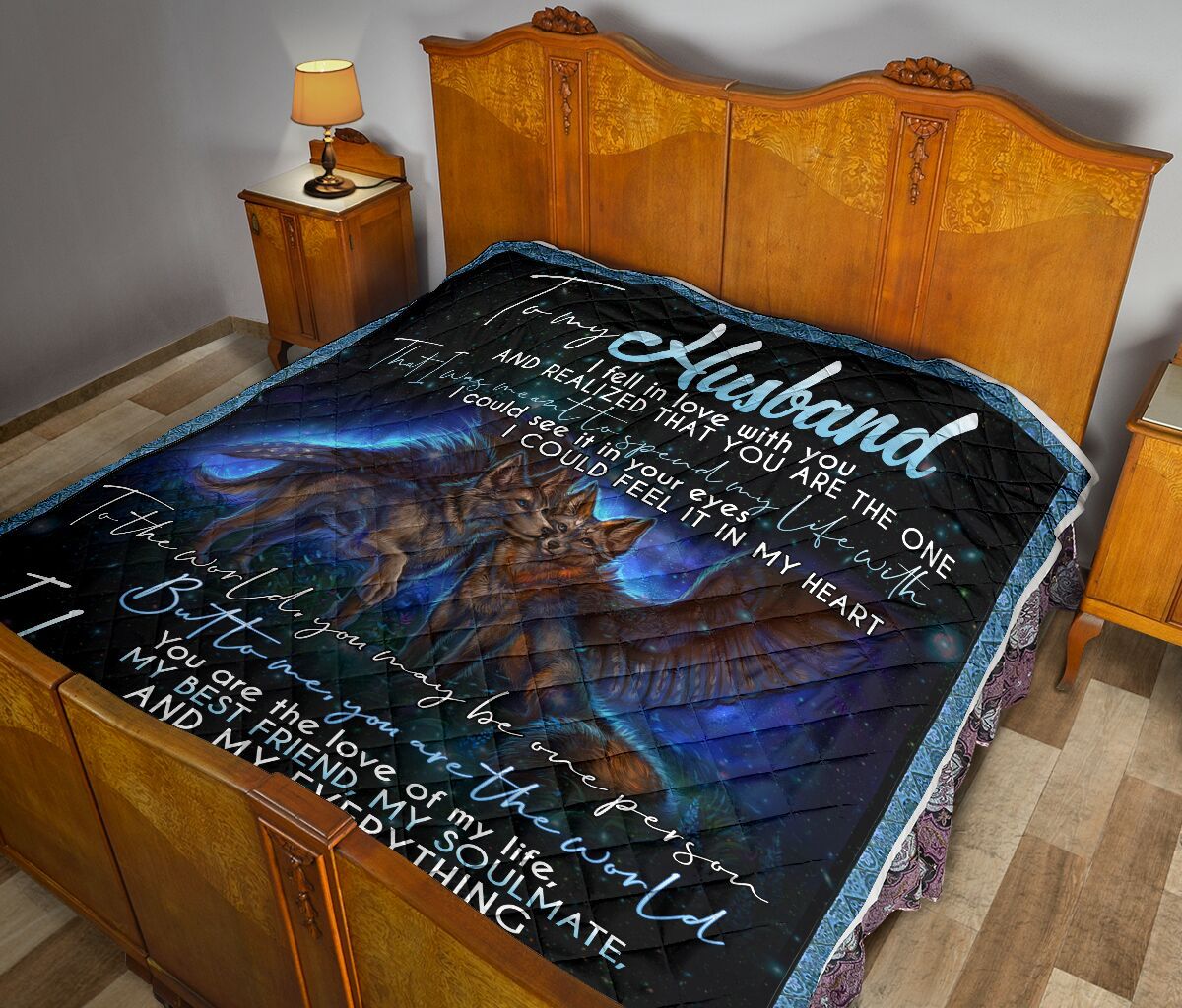 To My Husband Quilt Blanket DHC02011760DD