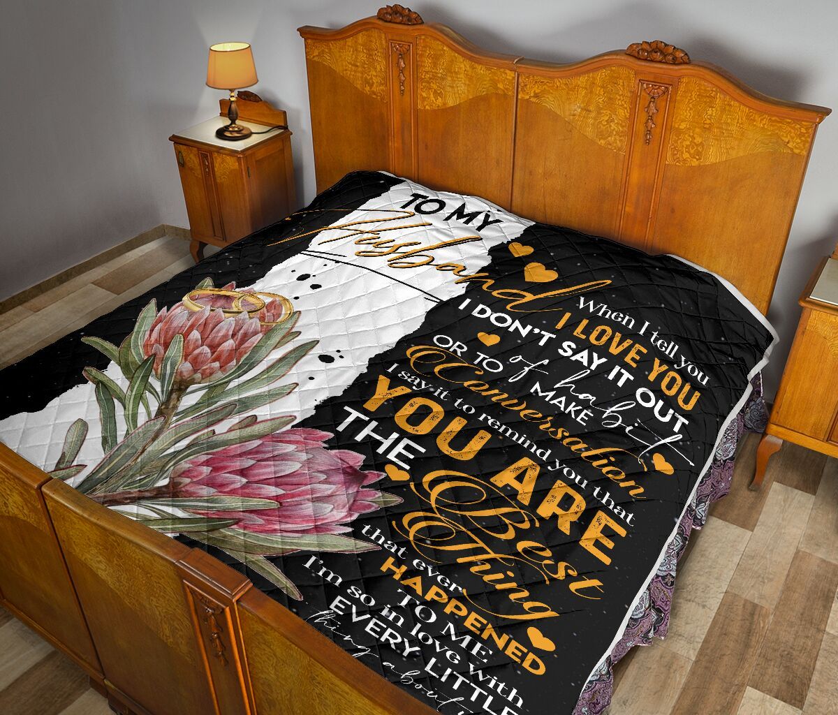 To My Husband Quilt Blanket DHC02011784DD