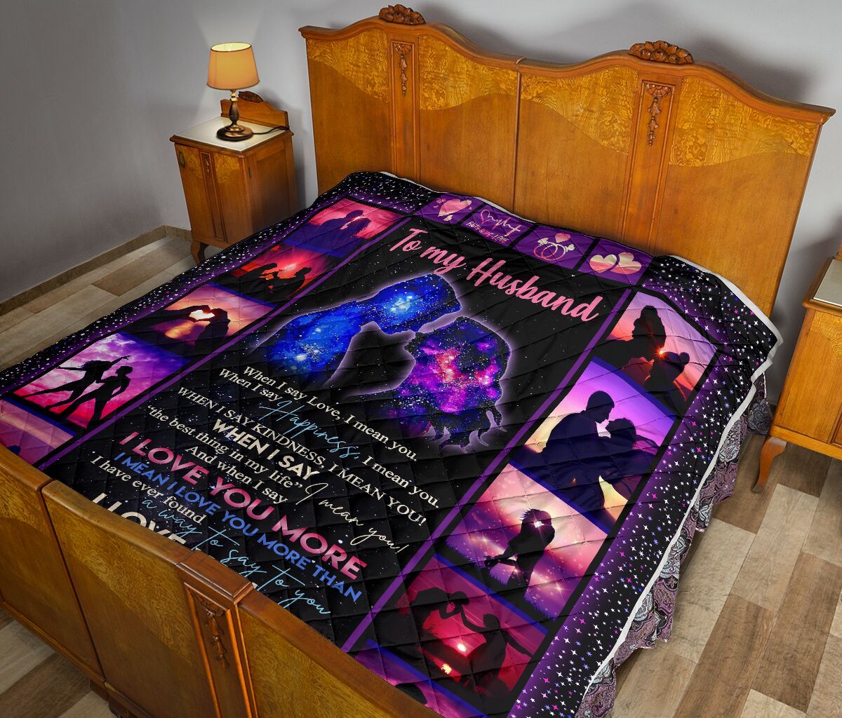 To My Husband Quilt Blanket DHC02011787DD