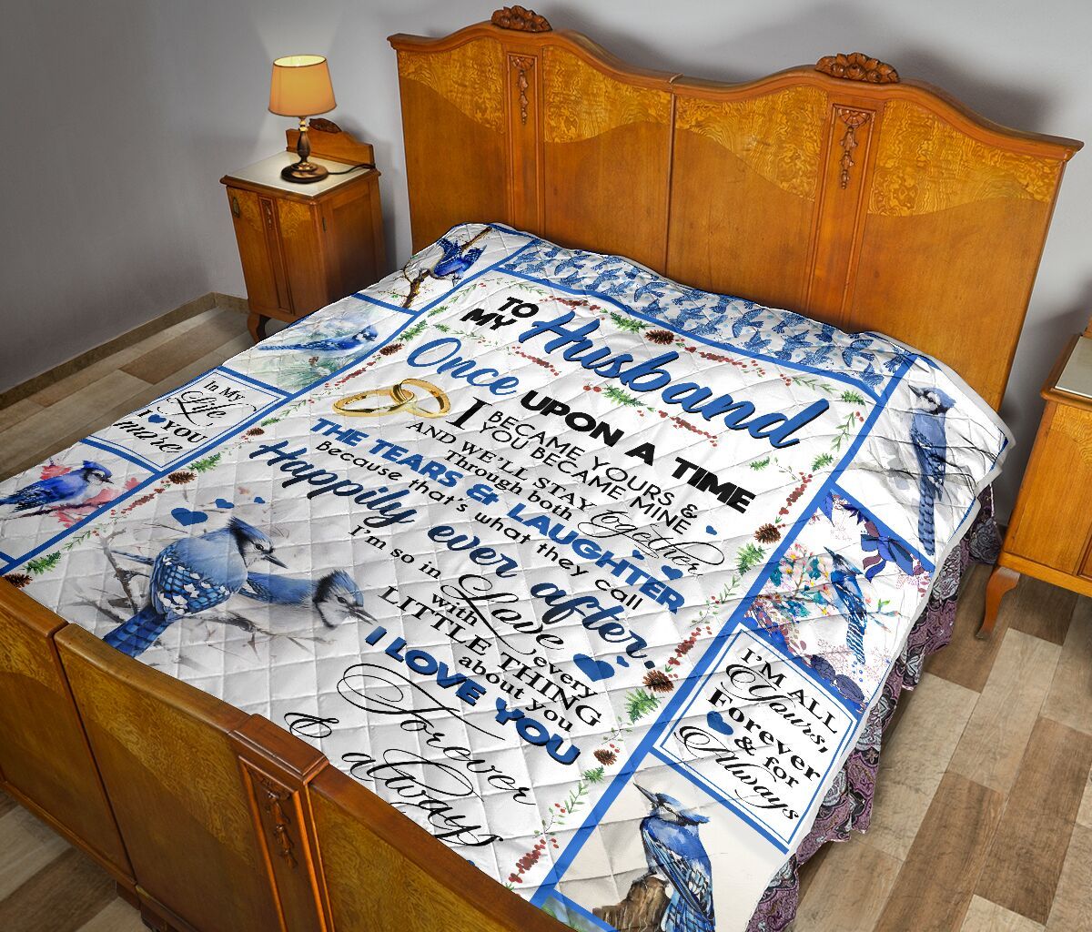 To My Husband Quilt Blanket DHC0201975DD