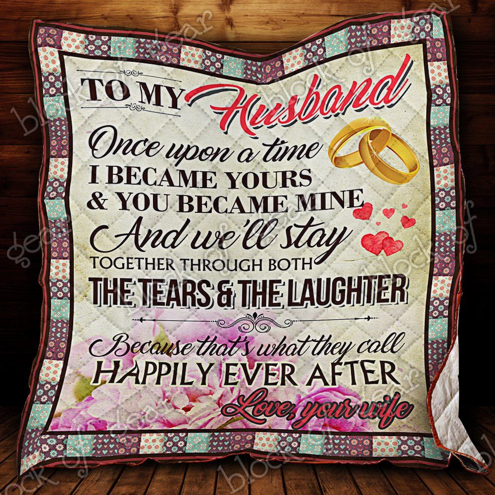 To My Husband Quilt Np153 Dhc11123551Dd