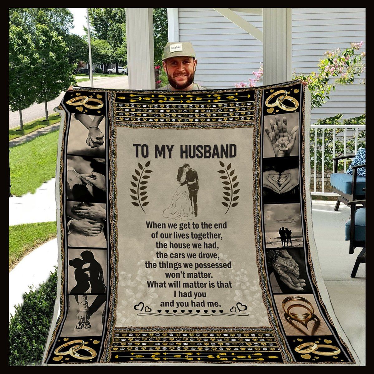 To My Husband When We Get V2 Quilt Blanket DHC3101348LT