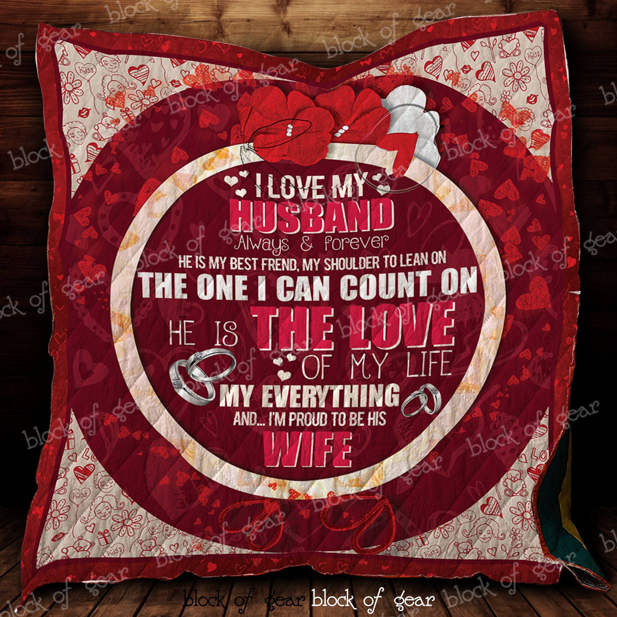 To My Husband You Are My Everything Quilt D310 Dhc11123251Dd