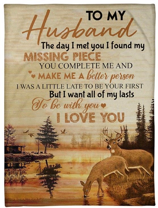 To My Husband You Make Me A Better Person Sherpa Fleece Blanket