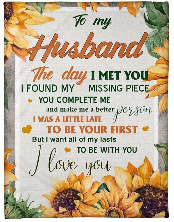 To My Husband You Make Me A Better Person Sherpa Fleece Blanket