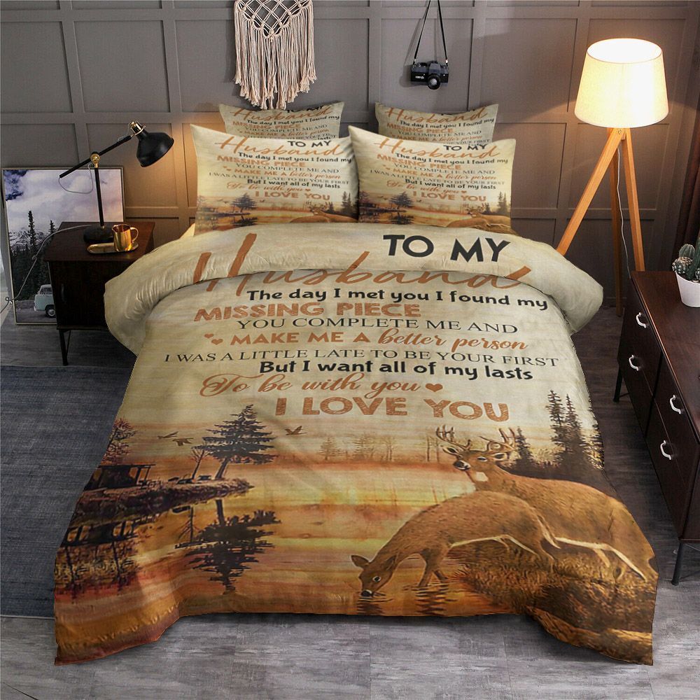 To My Husband You Make Me A Better Person Bedding Set