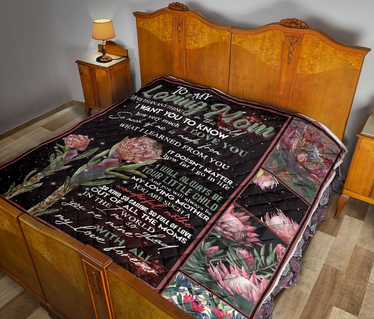 To My Loving Mom Quilt Blanket DHC02011284DD