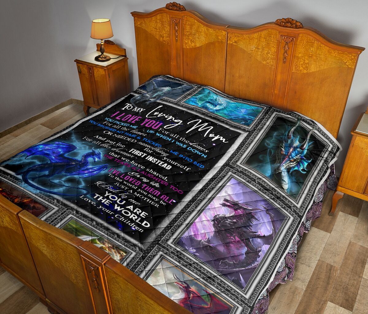 To My Loving Mom Quilt Blanket DHC02011349DD