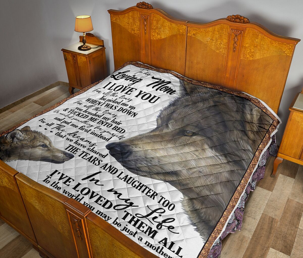 To My Loving Mom Quilt Blanket DHC02011350DD