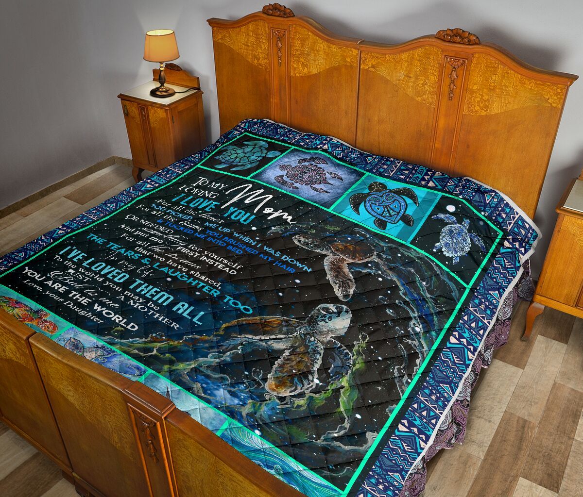 To My Loving Mom Quilt Blanket DHC02011352DD