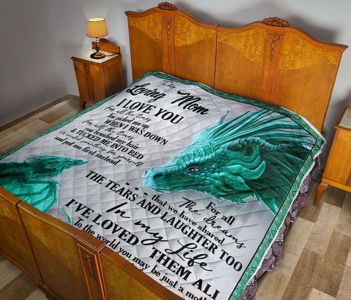 To My Loving Mom Quilt Blanket DHC02011535DD