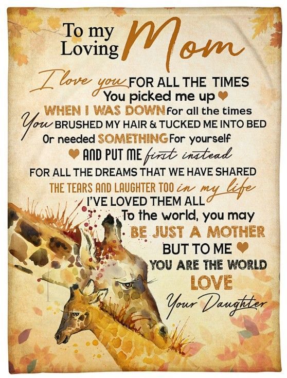 To My Loving Mom You Are The World To Me Sherpa Fleece Blanket