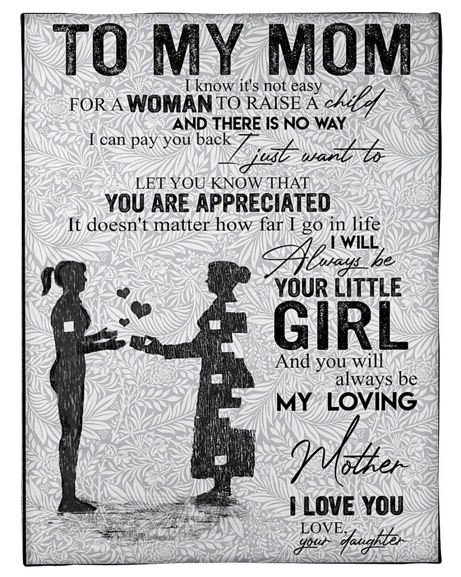 To My Mom Always Be Your Little Boy Fleece Blanket Fleece Blanket