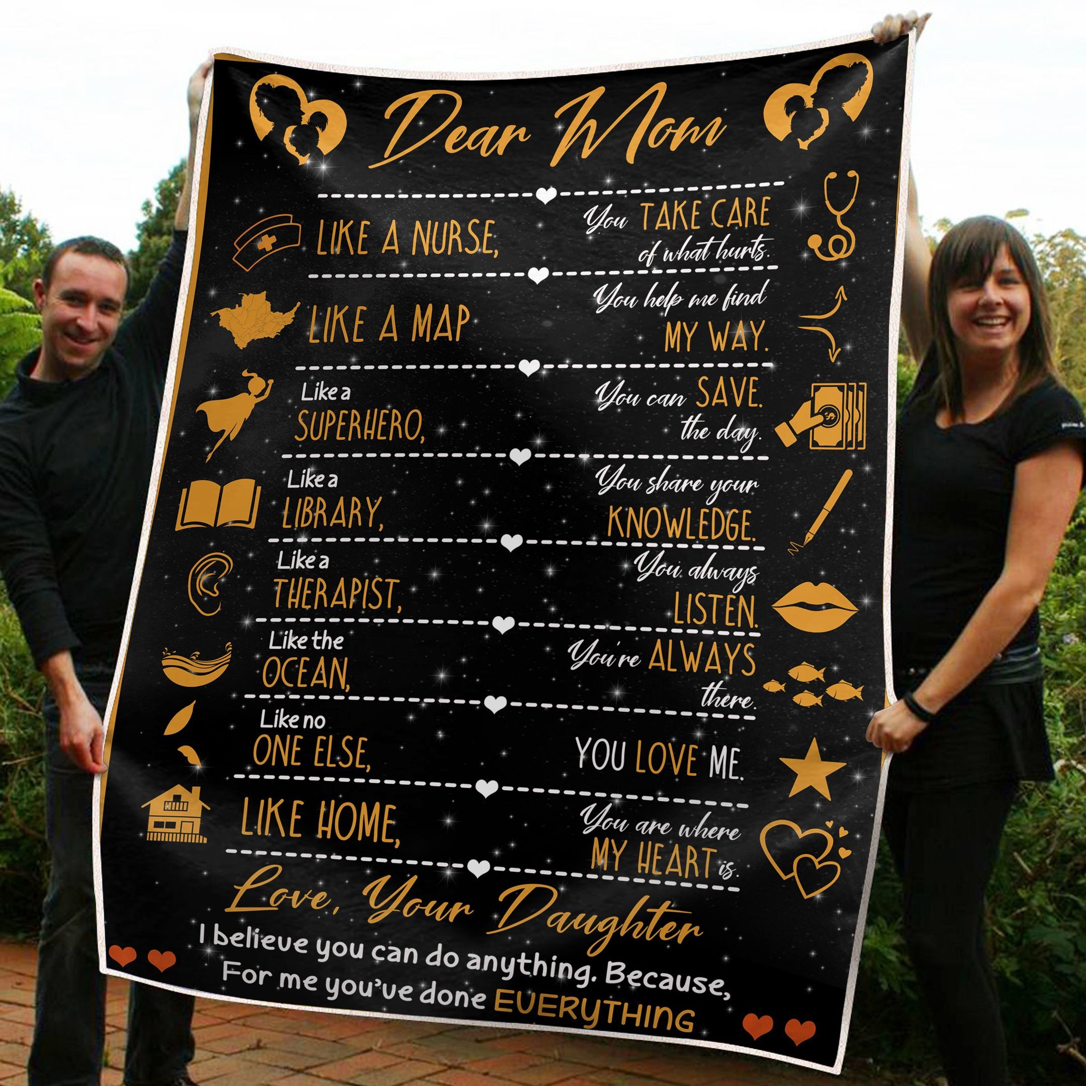 To My Mom Sherpa Fleece Blanket