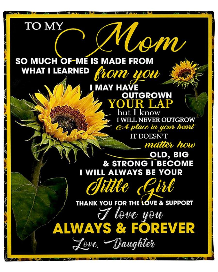 To my Mom Fleece Blanket