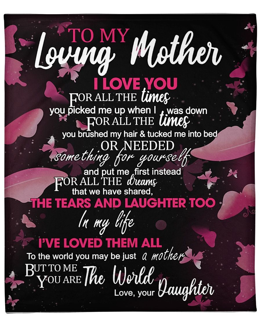 To my Mom Fleece Blanket