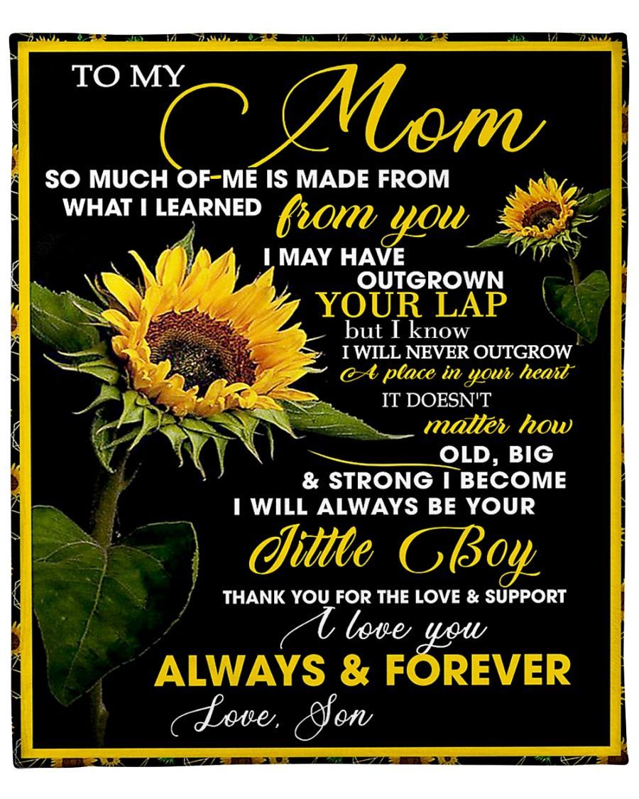 To my Mom Fleece Blanket
