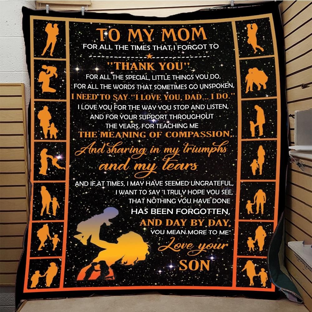 To My Mom MMC1411848 Quilt Blanket