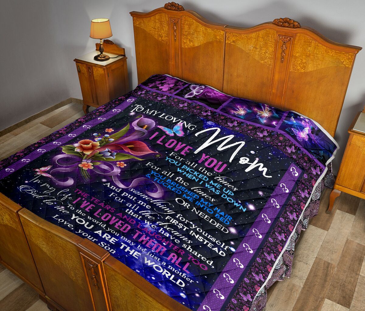 To My Mom Quilt Blanket DHC02011299DD