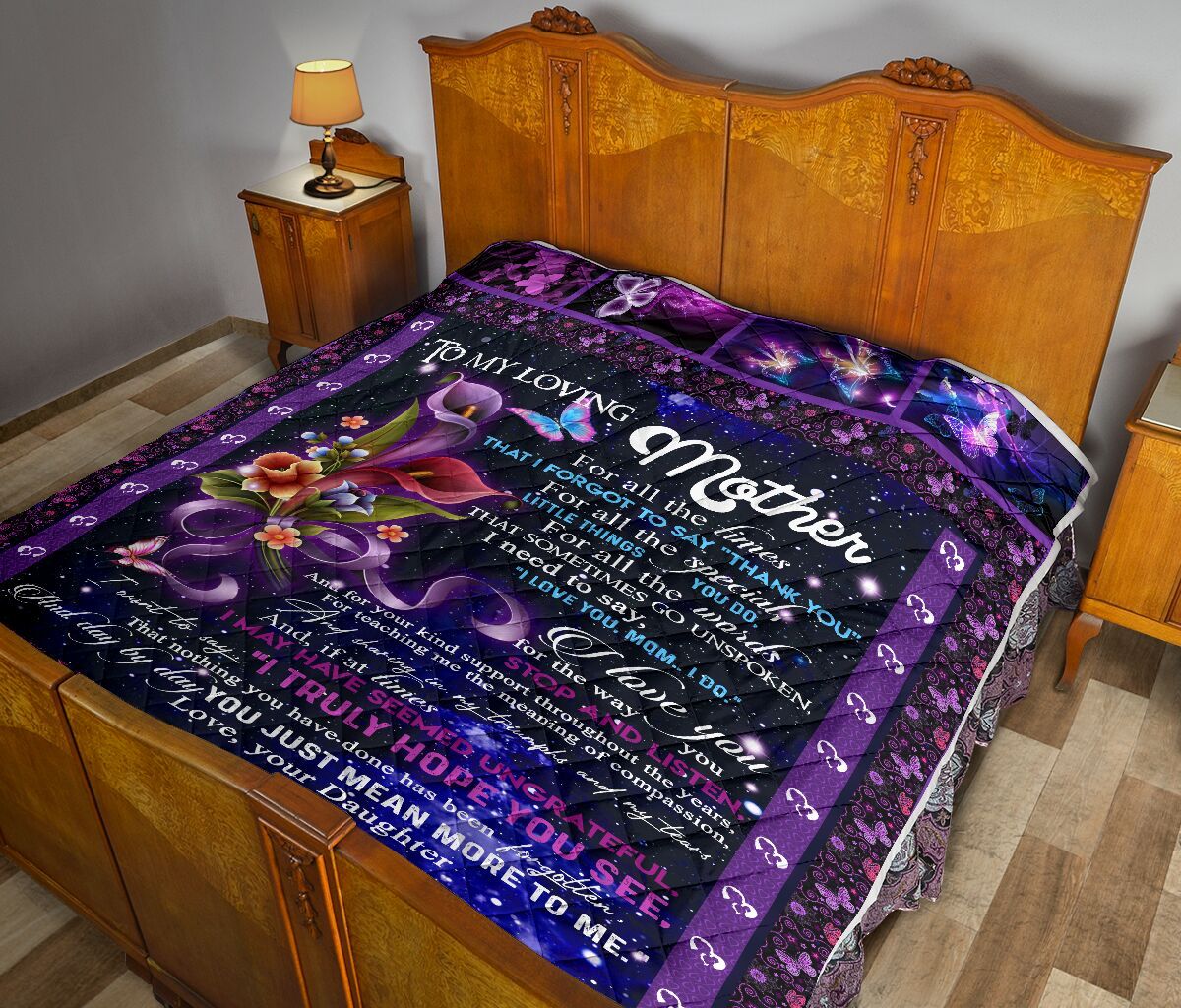 To My Mom Quilt Blanket DHC02011300DD