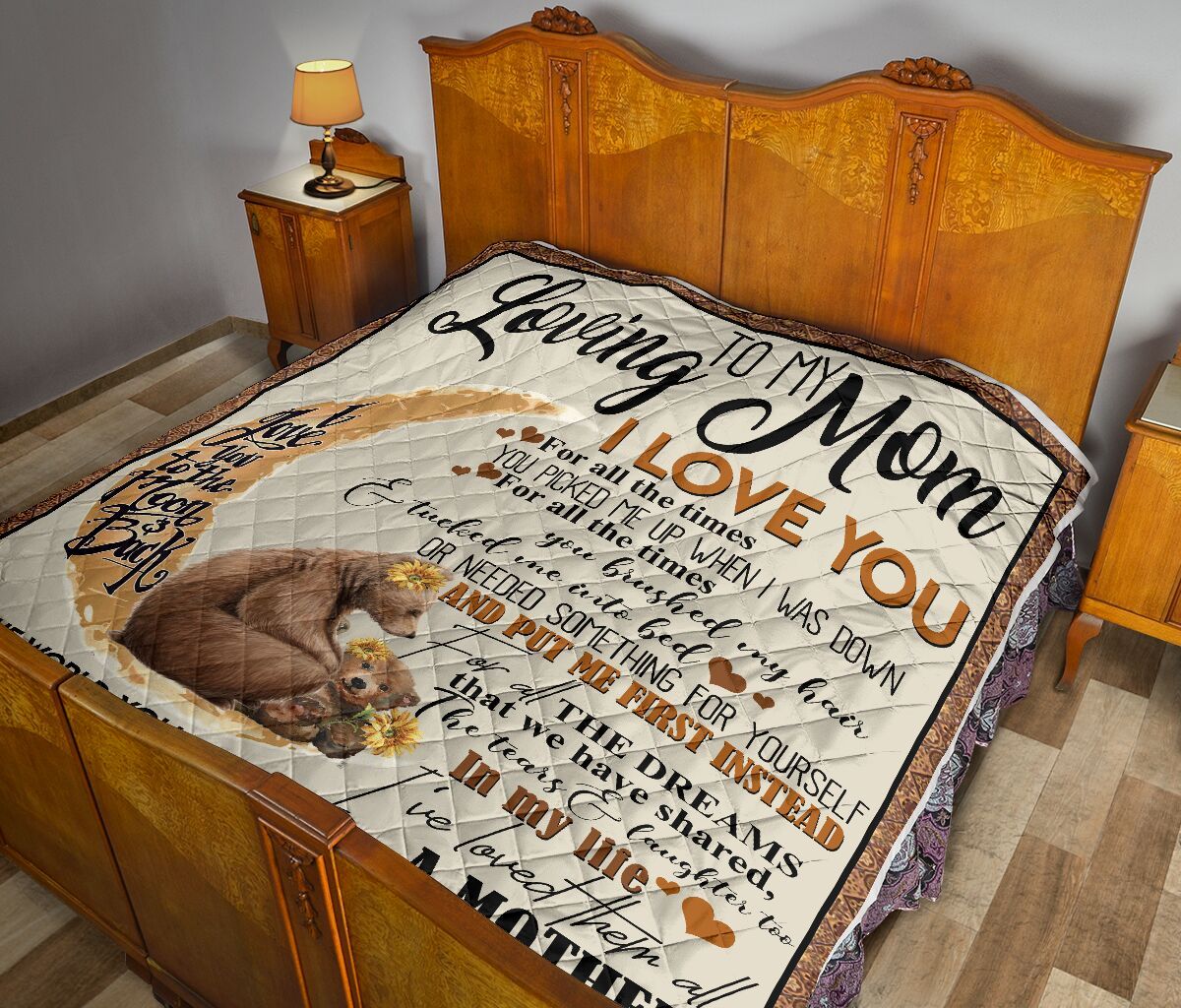 To My Mom Quilt Blanket DHC02011438DD