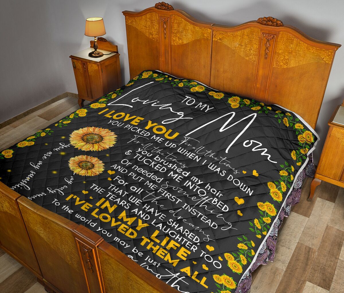 To My Mom Quilt Blanket DHC02011443DD