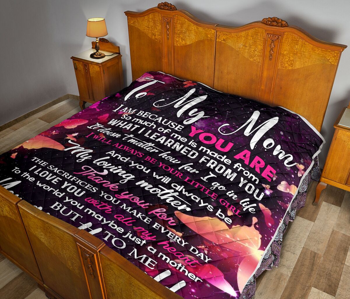 To My Mom Quilt Blanket DHC02011716DD