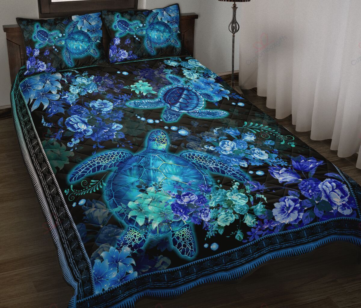 To My Mom Turtle Bedding Set