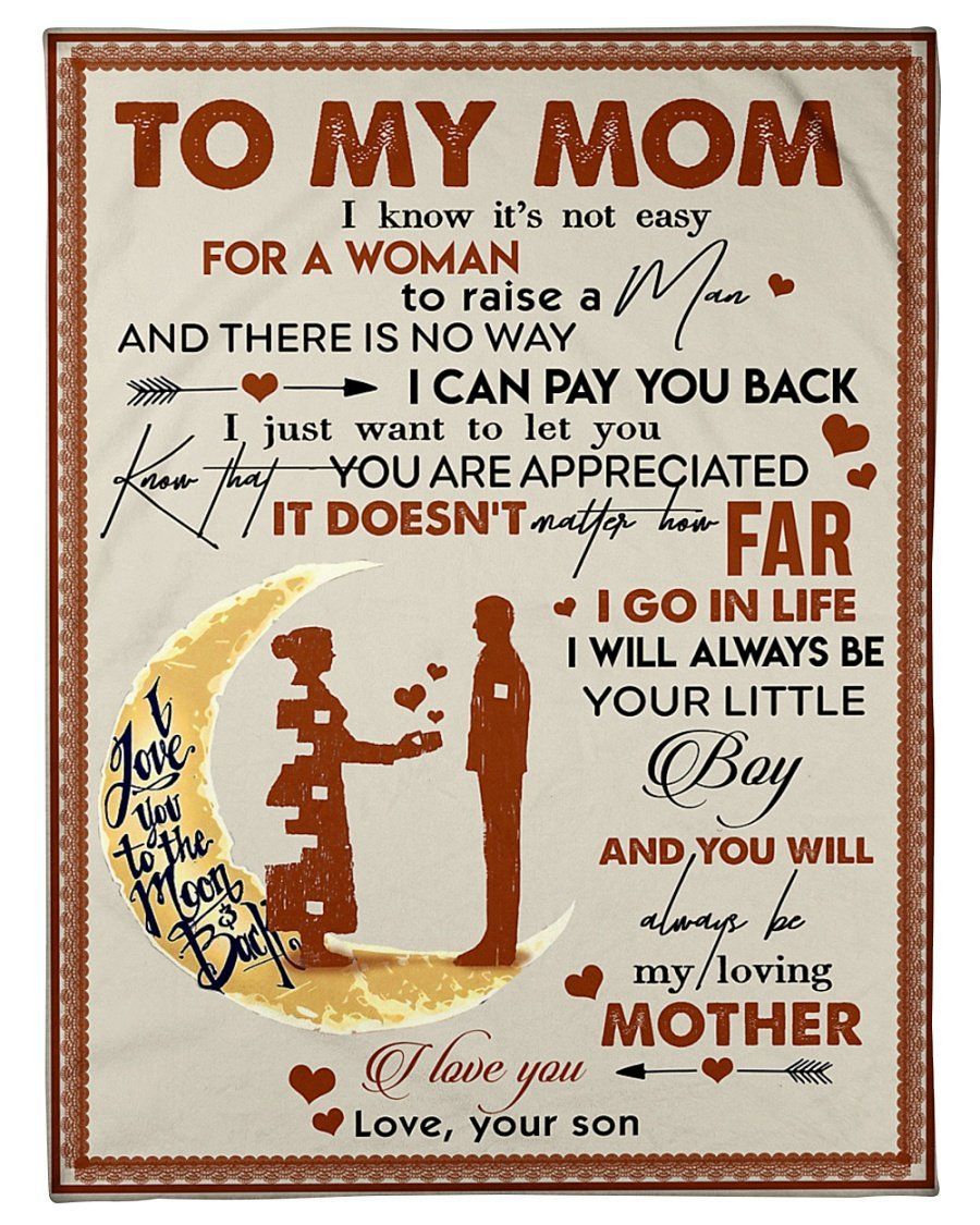 To My Mom You Are Appreciated Fleece Blanket Fleece Blanket